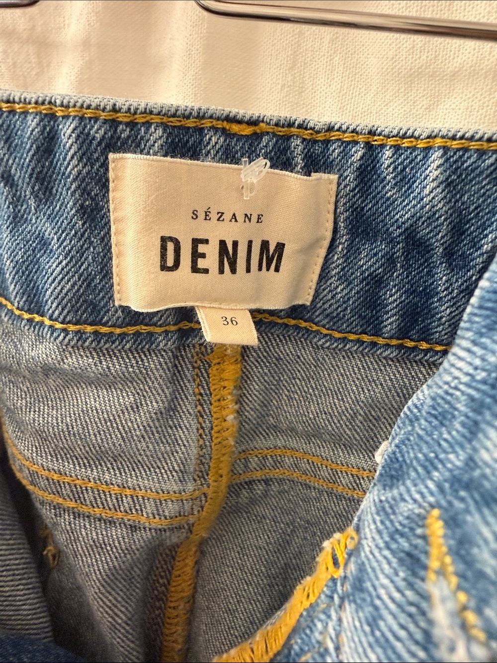Sézane 70s Trousers Jeans – Denim Blue – EU 36 / US 4 – Worn Once - Picture 3 of 6